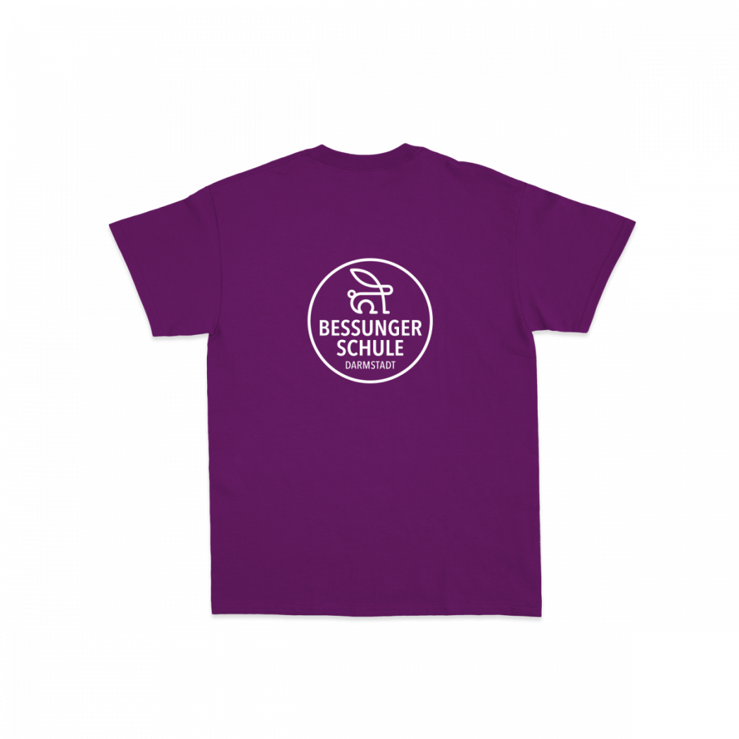 t shirt bessunger schule lila